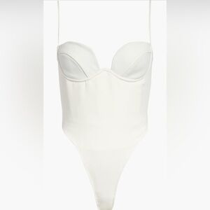 House of CB White Bodysuit
